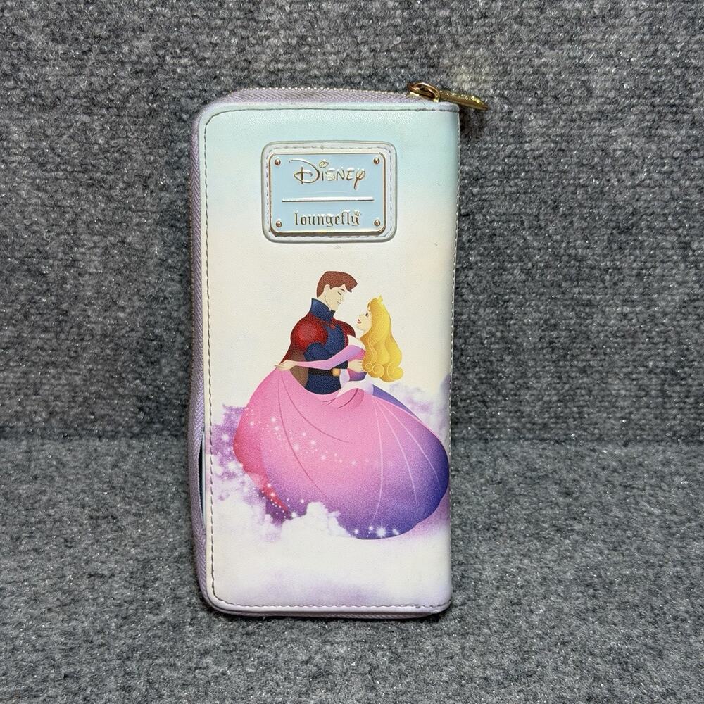 Loungefly Disney Princess Castle Series Sleeping Beauty Zip Around Wallet